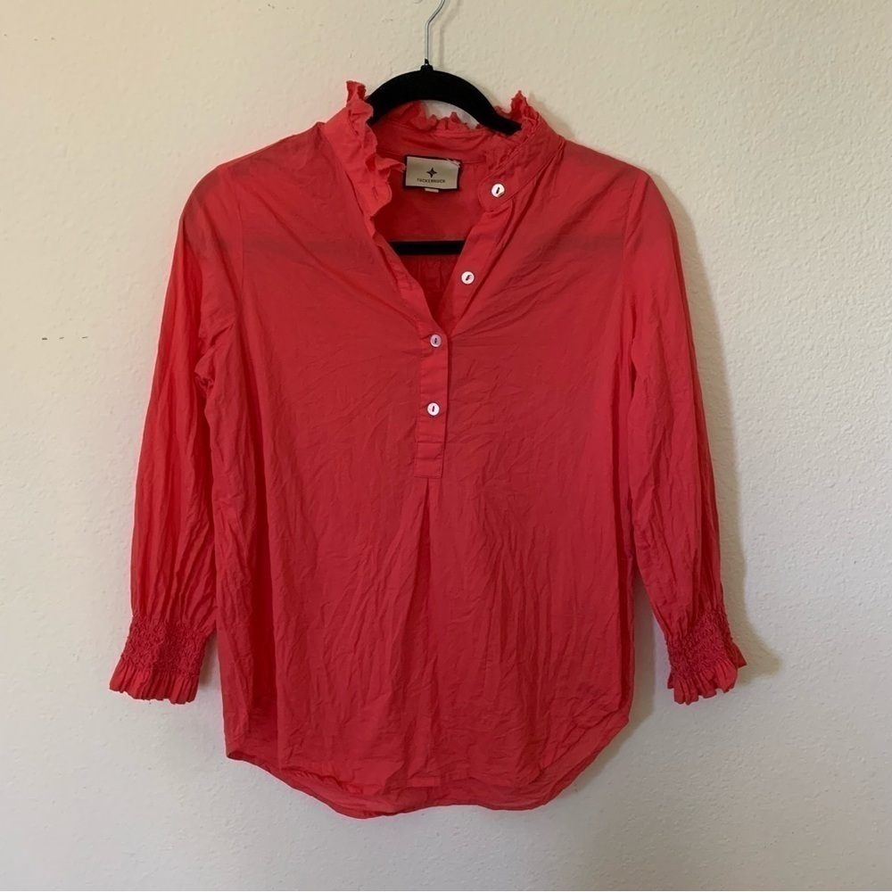 Tuckernuck Bright Pink Blouse Size Extra Small